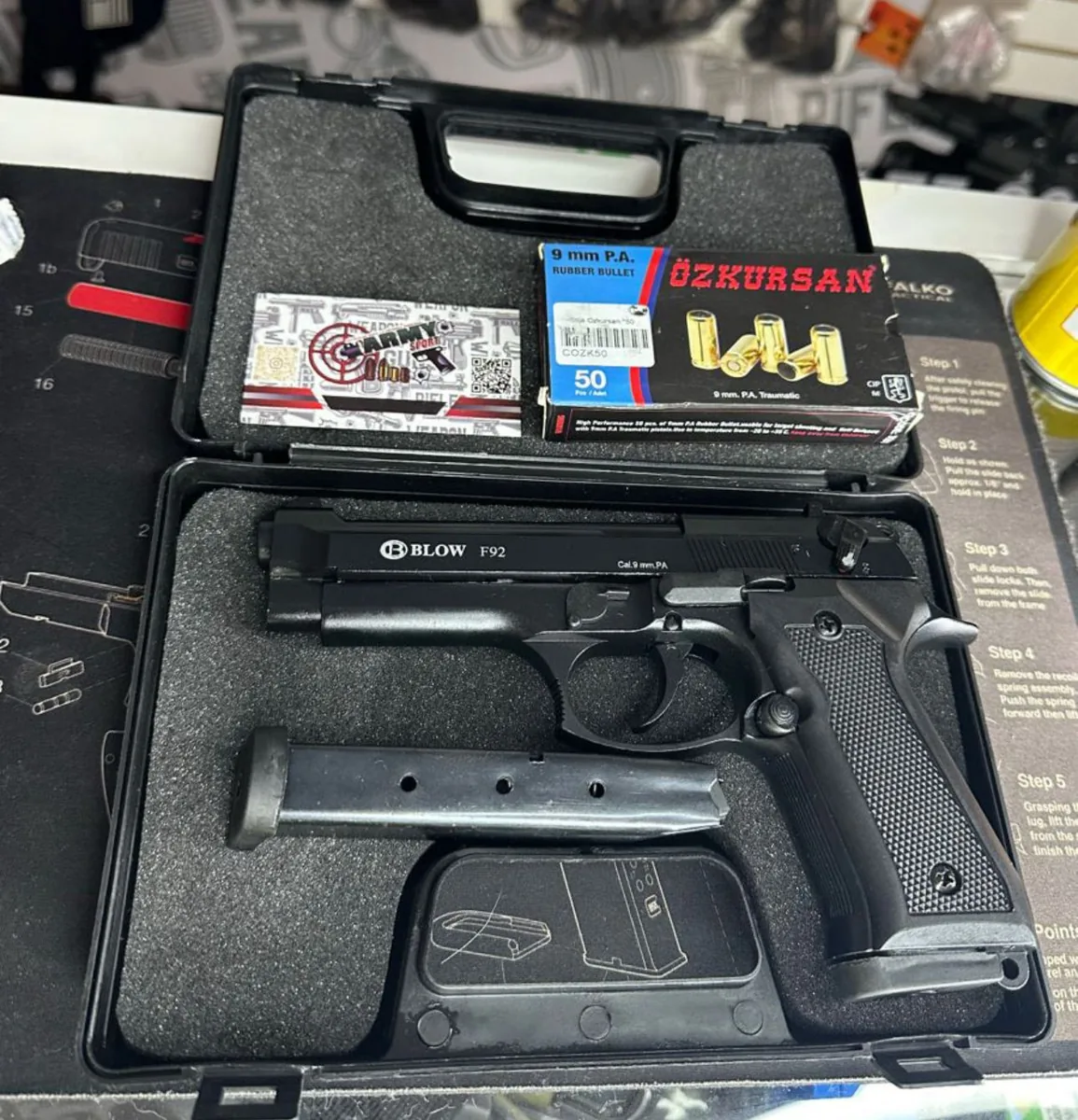 Pistola Traumática Blow F92